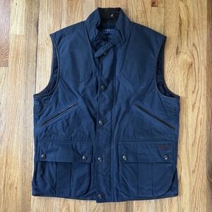 Polo Ralph Lauren Iconic Oilcloth Vest Utility Hunting  Sportsman Large